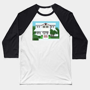 Historic Architecture The White House Boarding House Baseball T-Shirt